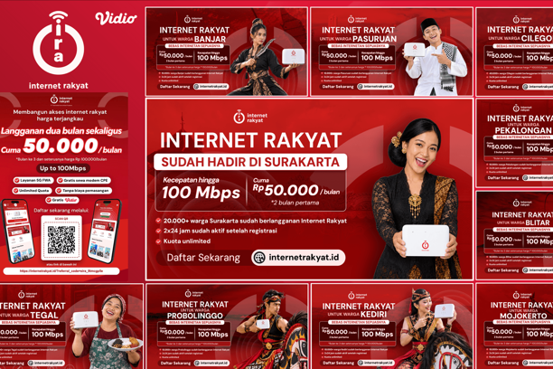 Internet Rakyat 5G FWA Kini Cakup Penuh 10 Kota di Jawa