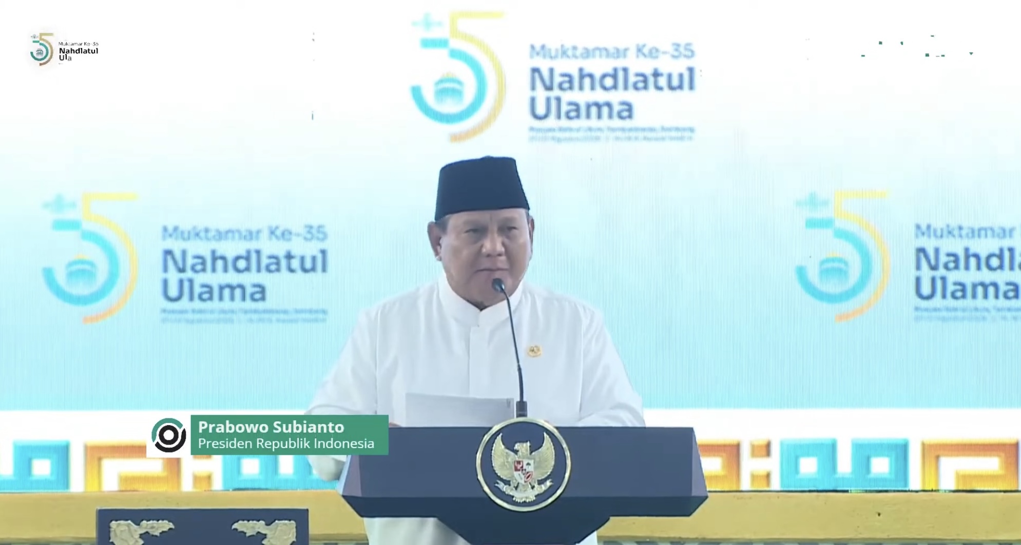 Pidato Pembukaan Prabowo