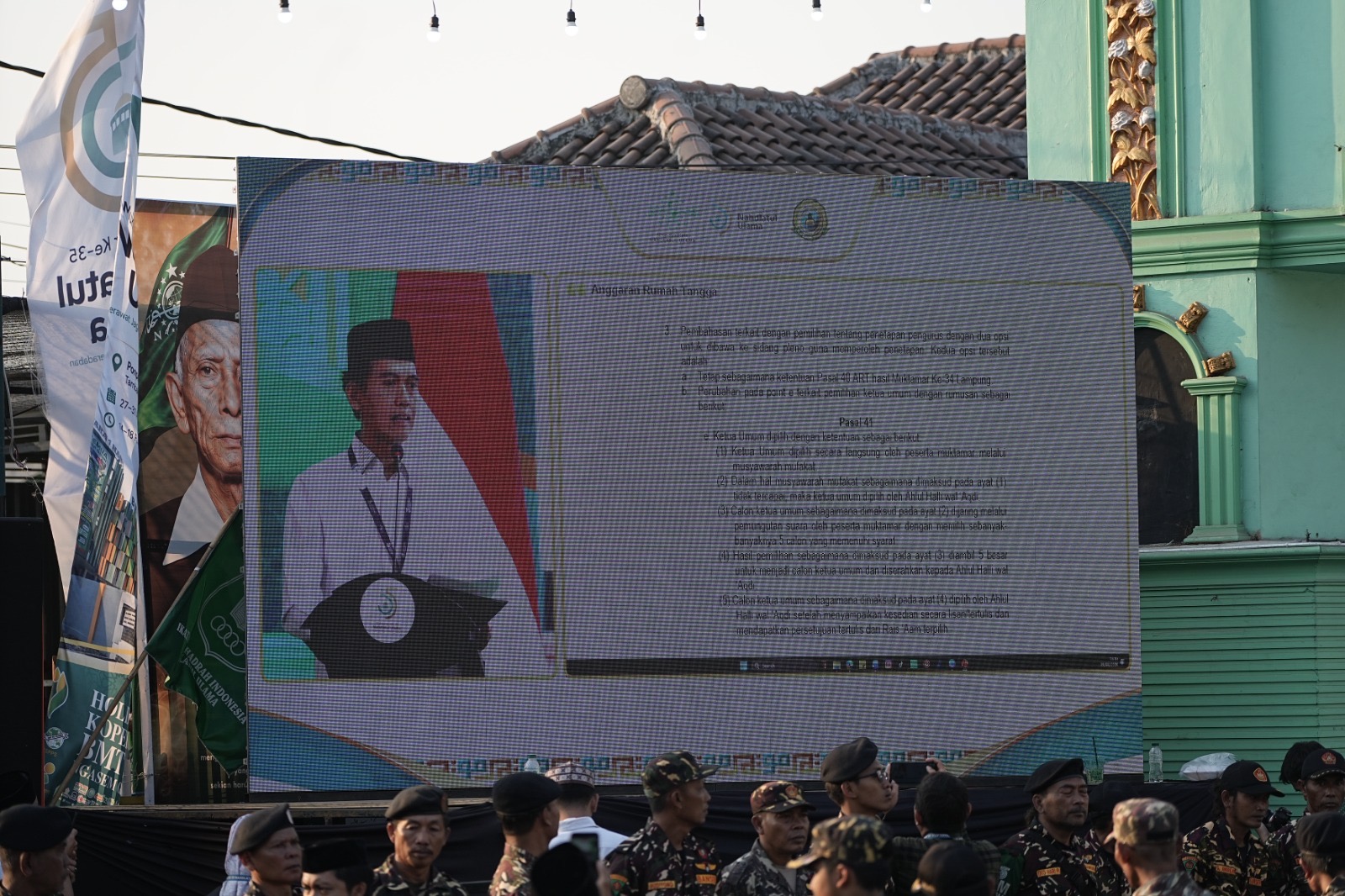 Komisi Organisasi Muktamar ke-35 NU Tuntaskan AD/ART, Atur Larangan Rangkap Jabatan Politik bagi Rais Aam dan Ketum